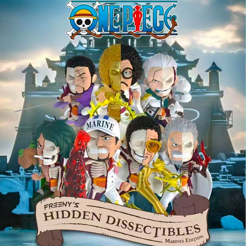 MIGHTY JAXX - ONE PIECE - HIDDEN DISSECTIBLES MARINES EDITION - MYSTERY BOX