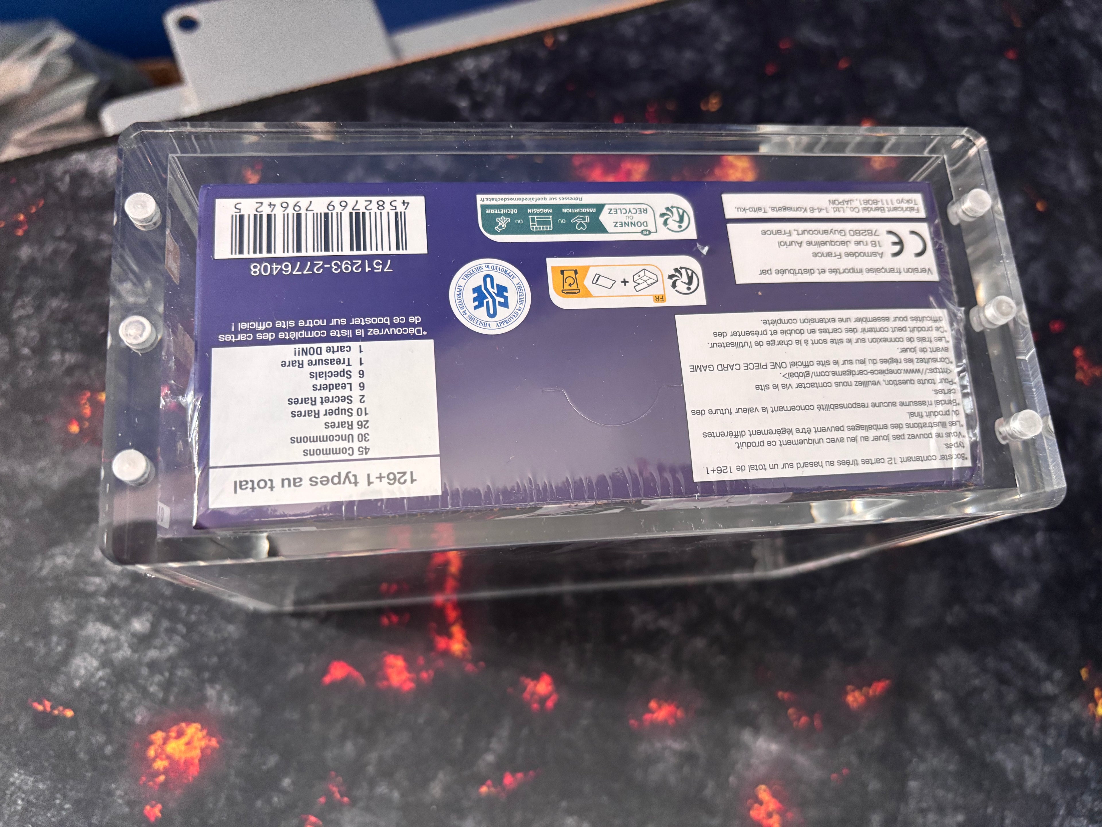 Protection Acrylique - Display One Piece Op-04- OP16 FR/EN - Aimants Puissant